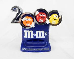 lot 61 image: M and Ms Candy Dispenser - Limited Edition Millennium