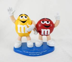 lot 63 image: M and Ms Candy Dispenser - Limited Edition Yellow and Red