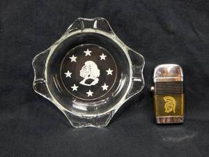 lot 27 image: Vintage Guardian Service Promotional Lighter and Hostess Gift Ashtray