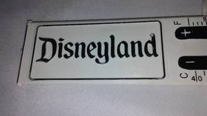lot 6 image: Vintage Disneyland Sliding Ruler