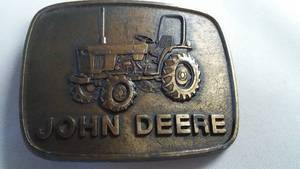 lot 35 image: John Deere Belt Buckle FWA 1980