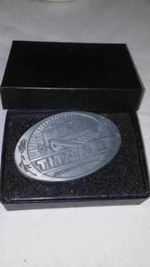 lot 46 image: John Deere Belt Buckle Titan II Combine