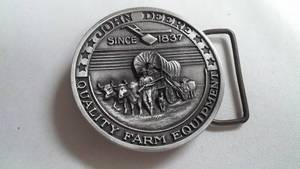 lot 48 image: John Deere Belt Buckle Quality Since 1837