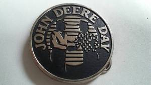 lot 56 image: John Deere Belt Buckle John Deere Day 1990