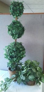 lot 64 image: (3) Artificial Plants