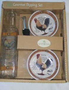 lot 66 image: Gourmet Dipping Set. NEW IN BOX.