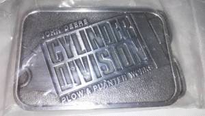 lot 101 image: John Deere Belt Buckle Cylinder Division