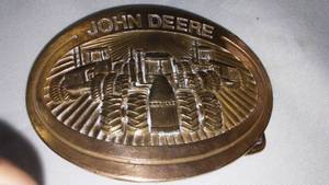 lot 111 image: John Deere Belt Buckle 1983