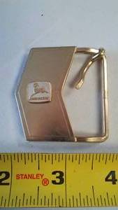 lot 113 image: John Deere Belt Buckle Dress Belt Style