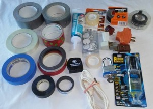 lot 117 image: Tape, Electrical, Glue & More