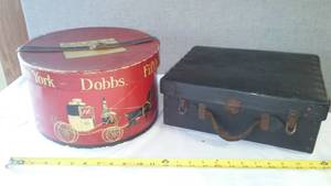 lot 219 image: Dobbs NYC Hat Box and More
