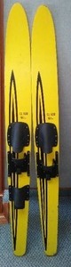 lot 131 image: Vintage Water Skis- Great Condition