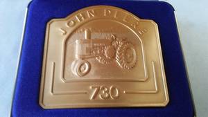 lot 179 image: John Deere Belt Buckle 730 Tractor