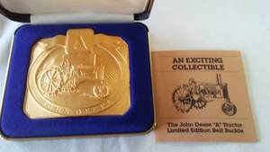 lot 182 image: John Deere Belt Buckle (A  Tractor )