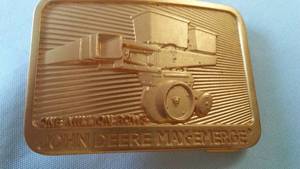 lot 187 image: John Deere Belt Buckle Max - Emerge, One Million Rows