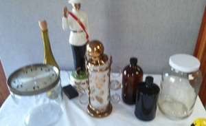 lot 199 image: Unique Bottles and Jars.