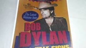 lot 238 image: Bob Dylan Poster, Like New