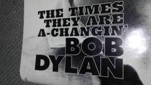 lot 240 image: Huge Bob Dylan Poster