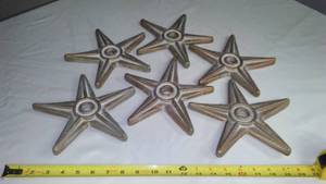 lot 248 image: Ceramic Stars (6)