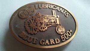 lot 269 image: Coop Lubricants Belt Buckle John Deere A 
