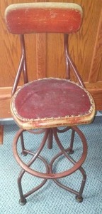 lot 159A image: Vintage Telephone Operators Chair