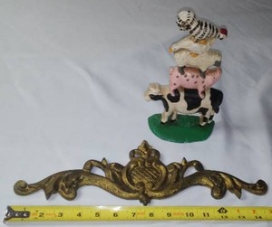 lot 285 image: (2) Cast Pieces