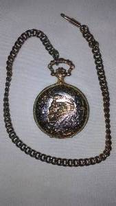 lot 292 image: Armitron Pocket Watch - Quartz - Locomotive