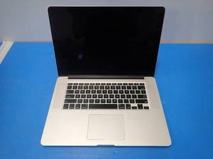Apple&nbspMacBookPro11,4 A1398 MJLQ2LLA &nbspINTEL(R) CORE(TM) I7-4770HQ CPU  2.20GHZ  16GB DDR3L SDRAM  251GB SSD  15.4 screen w1920 x 1080 resolution  NO Battery  No Charger  No IOS&nbsp
