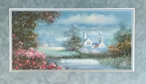 lot 53 image: Fine Framed Art by R. Russell