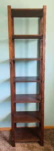 lot 66 image: Tall Vintage Wooden Shelf