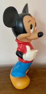 lot 86 image: Vintage Plastic Mickey Mouse Bank