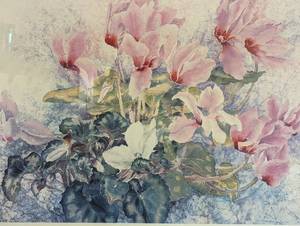 lot 12 image: Lovely Framed Floral Print