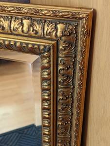 lot 22 image: Large Gold Wall Mirror