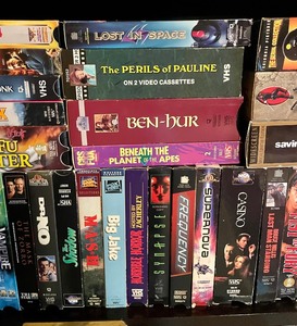 lot 195 image: Variety of VHS Tapes