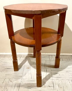 lot 196 image: Vintage Wooden Accent Table