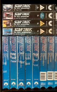lot 200 image: Star Trek VHS Tapes
