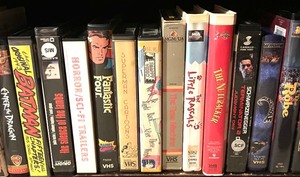 lot 214 image: VHS Tape Grouping