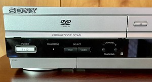 lot 217 image: Sony DVDVHS Player with Remote and Manual