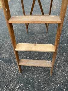 lot 237 image: 6 Foot Wooden Ladder