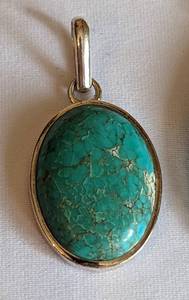lot 451 image: Turquoise and Agate Pendants