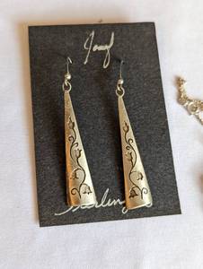 lot 451A image: Gorgeous Sterling Earrings and Necklaces