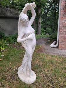 lot 8 image: Romantic Ethereal Nymph Statue