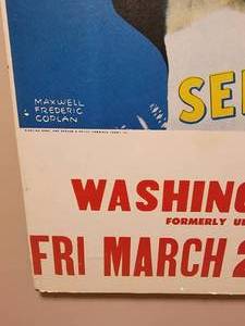 lot 31 image: Vintage Ringling Brothers Circus Clown Poster by Coplan