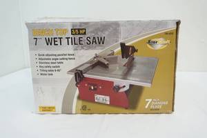 tile saw in original box