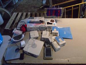 Lot of assorted items including a dvd player, ring door bell & misc. As shown.
