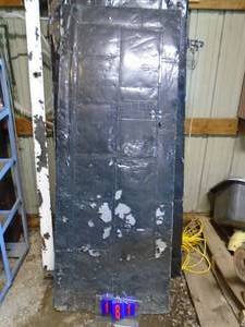 Fire door 77 x 30 x 3. As shown.