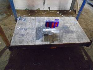 Nutting railroad cart. 48 x 27. As shown.
