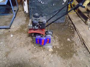 Murray 2 cycle mini tiller. Turns over with good compression. Been sitting awhile. As shown.