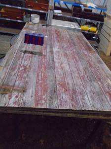 Old wood barn door 77 x 46. As shown.