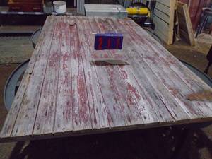 Old wood barn door 77 x 46. As shown.